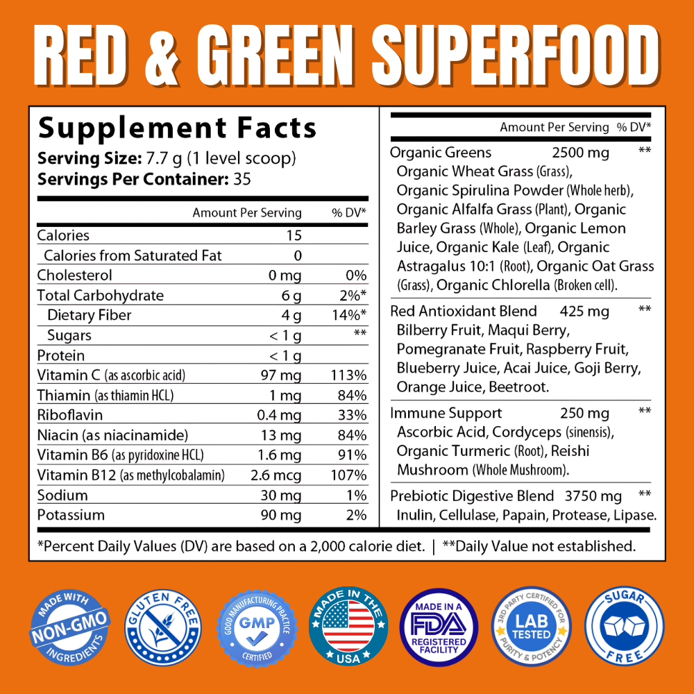 Red & Green Superfood (Mixed Berry)