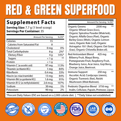 Red Superfood (Kiwi Strawberry)