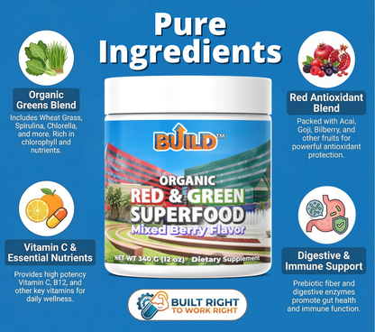 Red & Green Superfood (Mixed Berry)